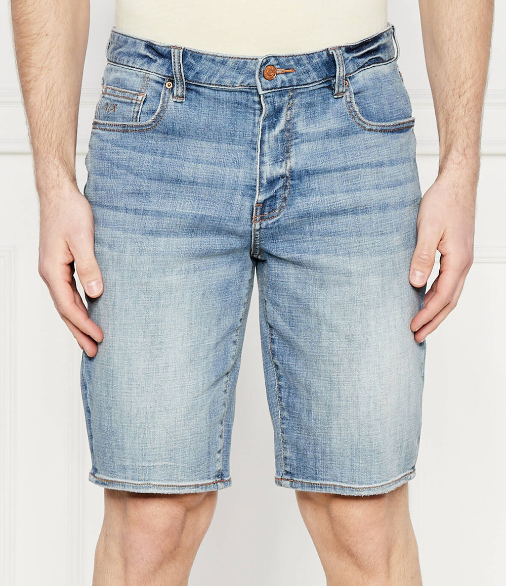Джинсовые шорты BERMUDA Armani Exchange - голубой(3DZJ65 Z1XBZ)