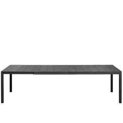 Стол алюминиевый раздвижной Rio Alu, 210-280х100 см, антрацит