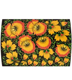 KH-06 Шкатулка 170х110 с хохломской росписью