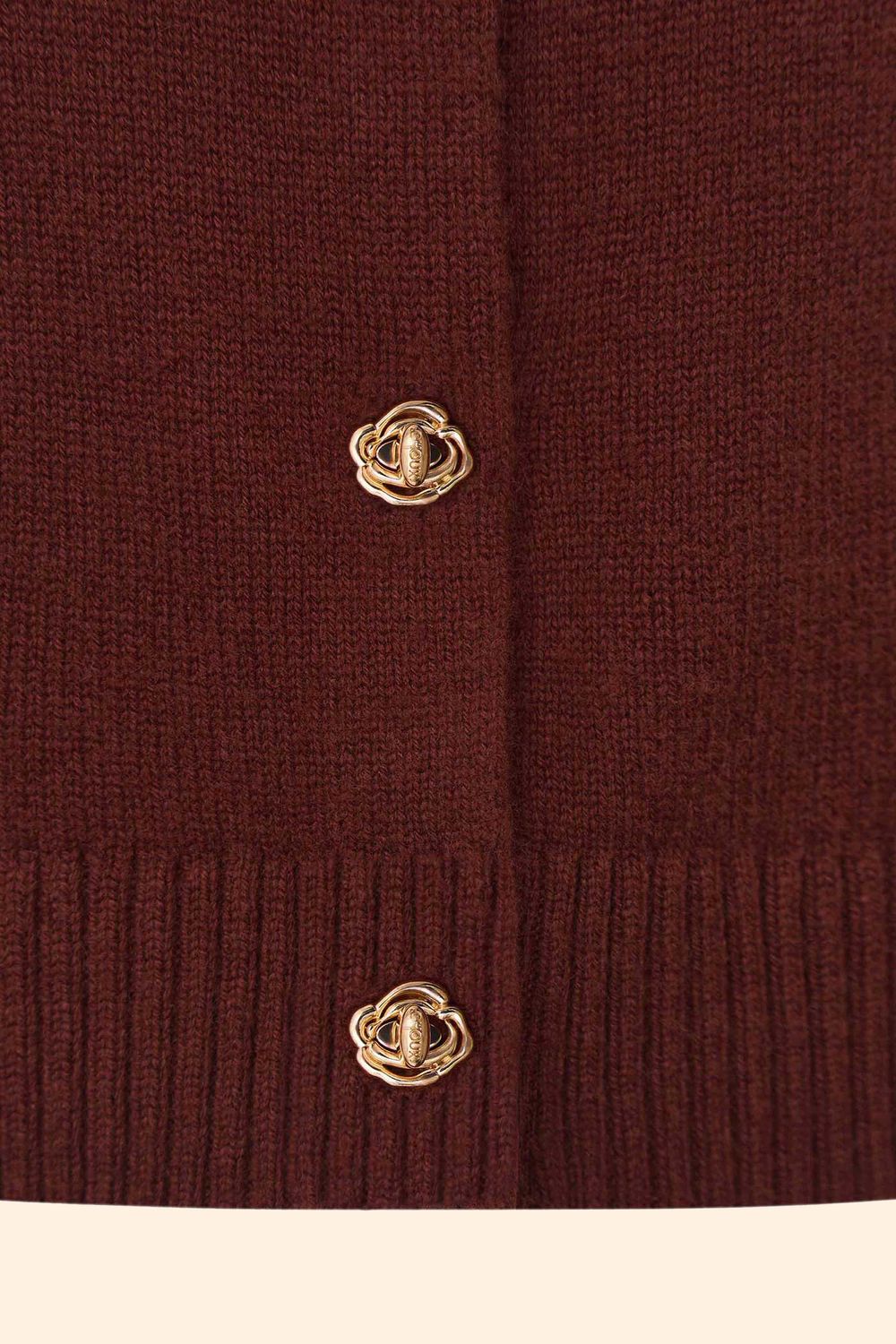 Кардиган из кашемира ((Roselle)), шоколадный