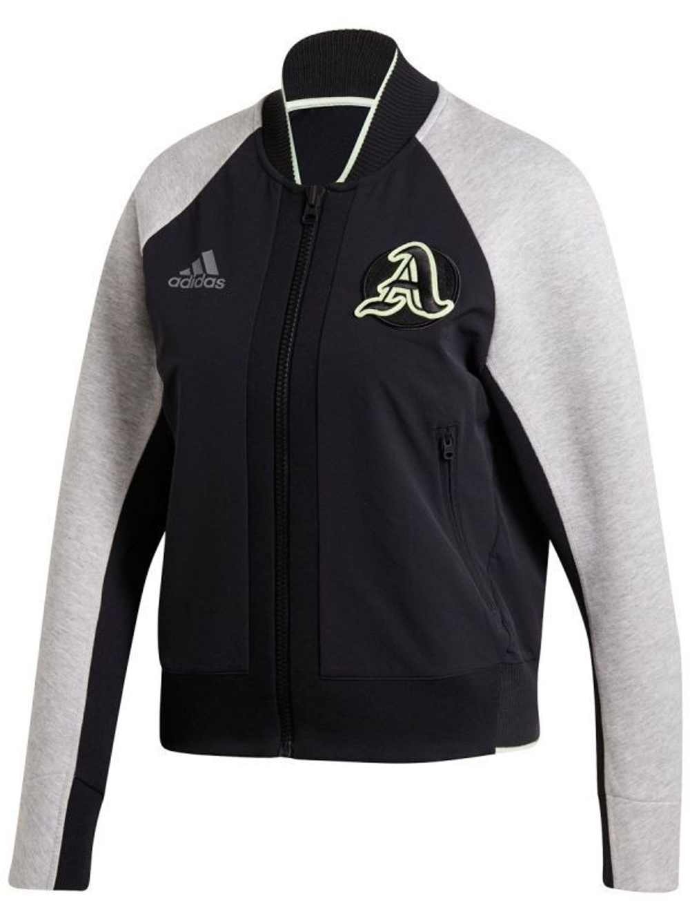 Женская Кофта теннисная Adidas NY Womens V.City Jacket - черный