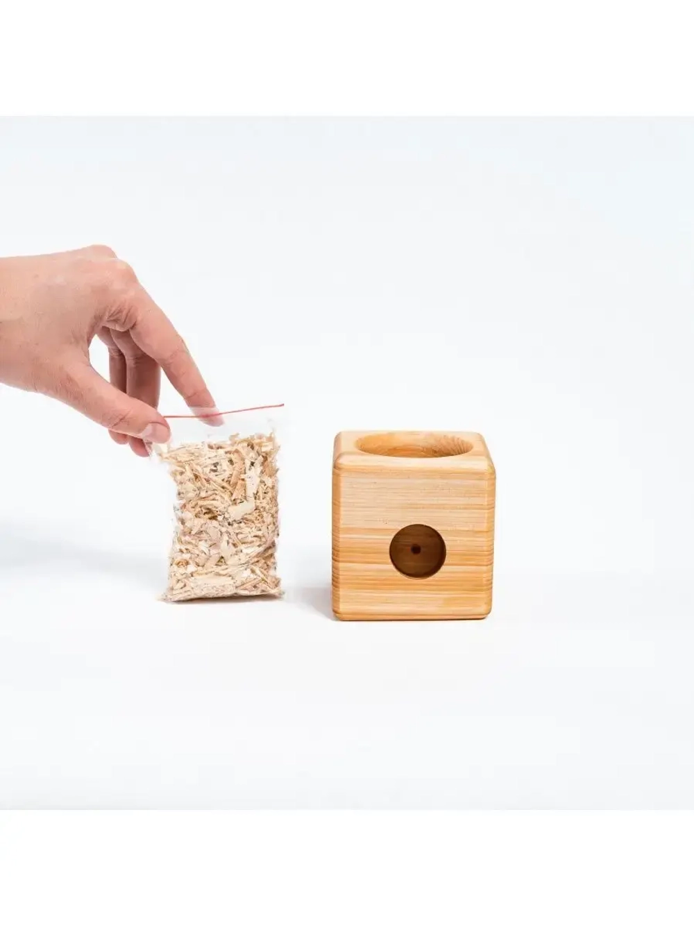 Подставка для благовония с ароматизированными опилками