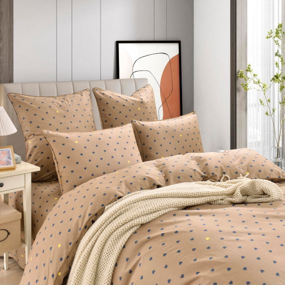 Лайки (шоколад) КПБ сатин 7Е