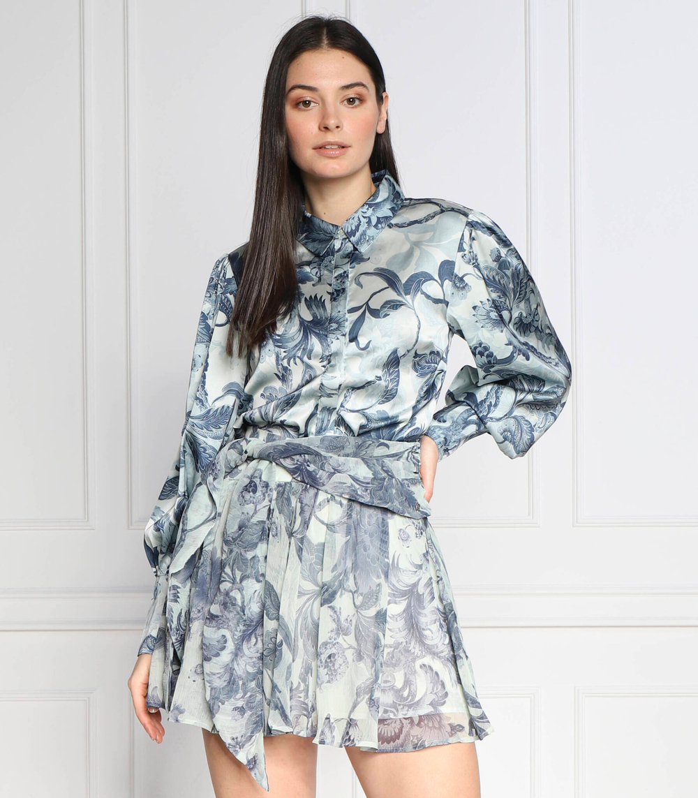 рубашка GUESS - мятный(W3RH29 WF1T2)