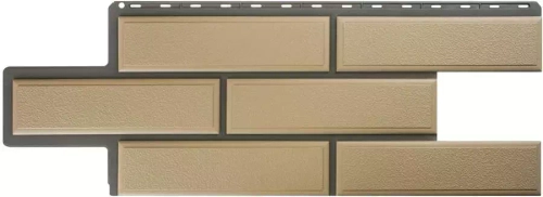 Фасадная панель Камень Венецианский Альта профиль, Слоновая кость