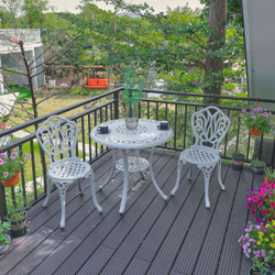 Стул из литого алюминия ФЕНИКС «FENIX» — White