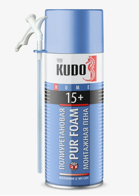 KUDO Монтажная пена с трубочкой всесезонная HOME 15+