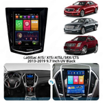 Магнитола для Cadillac SRX 2012-2017, ATS - Carmedia SF-9726 вертикальный экран 9.7" в стиле "Тесла" на Android 12, ТОП процессор, 6Гб+128Гб, CarPlay, 4G SIM-слот