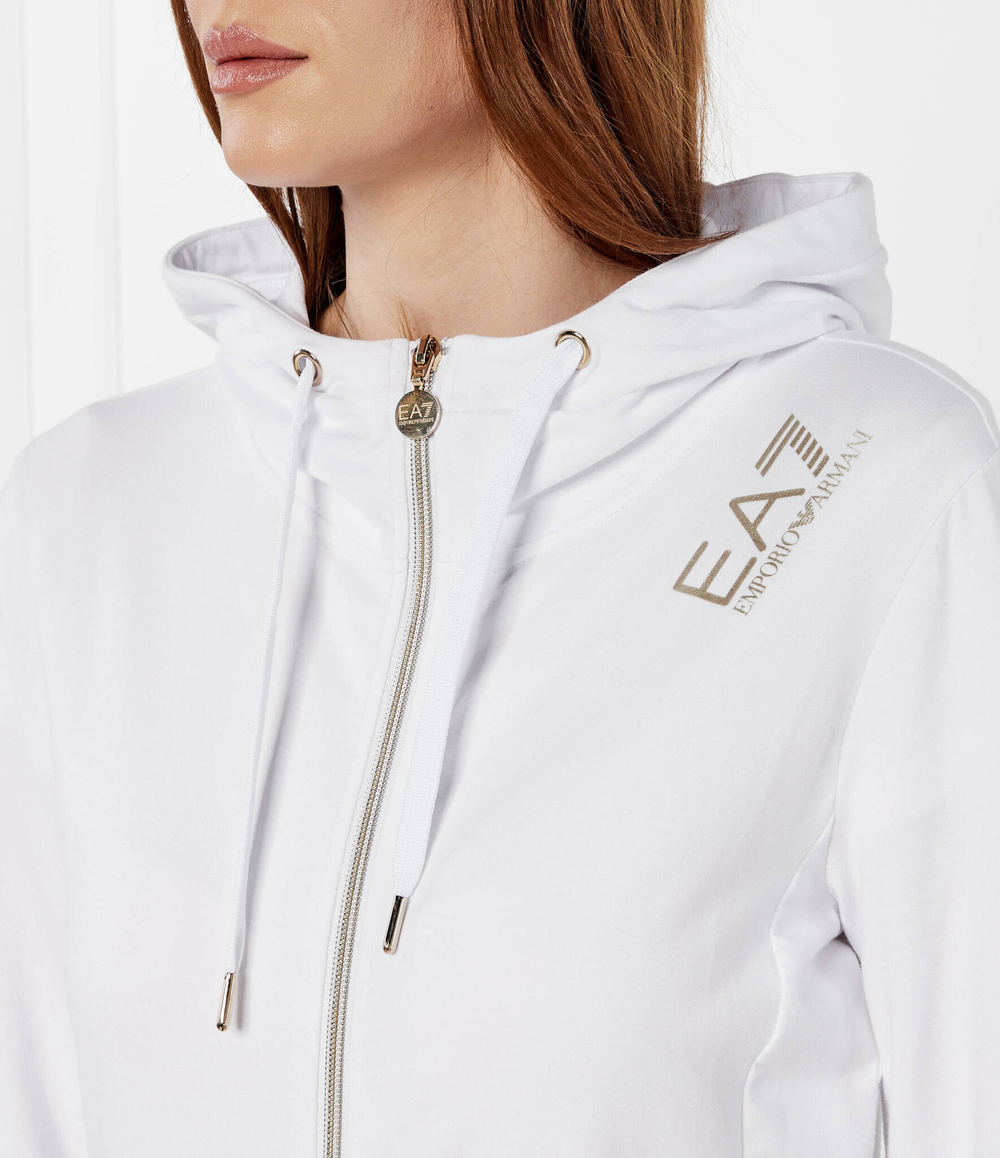 Худи EA7 - белый(8NTM34 TJTXZ)