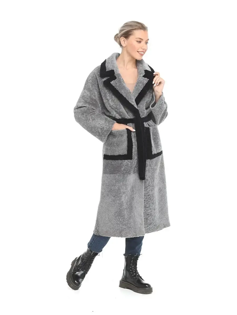 Шуба женская натуральная овчина Турция