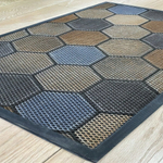 Коврик придверный КОЛЬЧУГА с рисунком 50х80см DLS-021