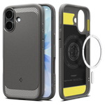 Чехол Spigen Rugged Armor Magsafe для iPhone 17 серый