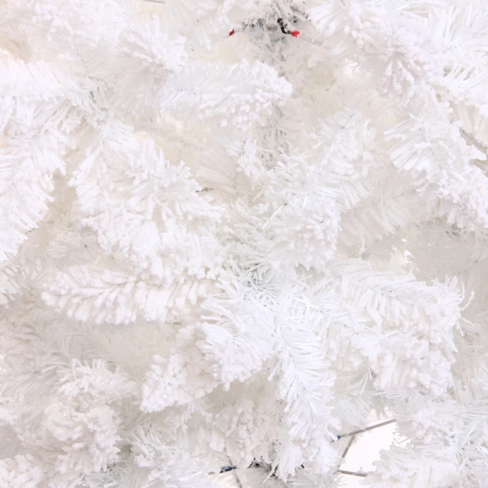 Ёлка «Звон вьюги» 180 см, ПВХ (786 веток), белый иней, Белый