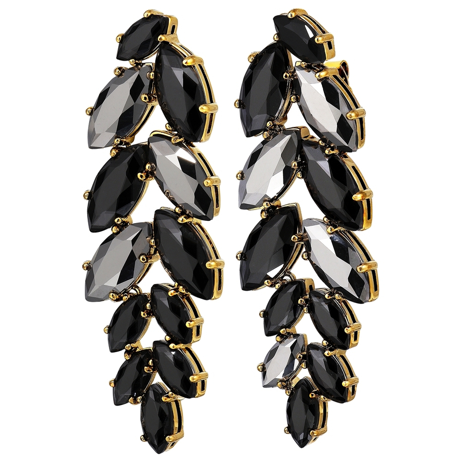 Серьги Dyrberg Kern BANYAN SG BLACK 470036