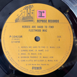 Винтажная виниловая пластинка LP Fleetwood Mac Heroes Are Hard To Find (Japan 1977) (Obi) Bermuda Triangle