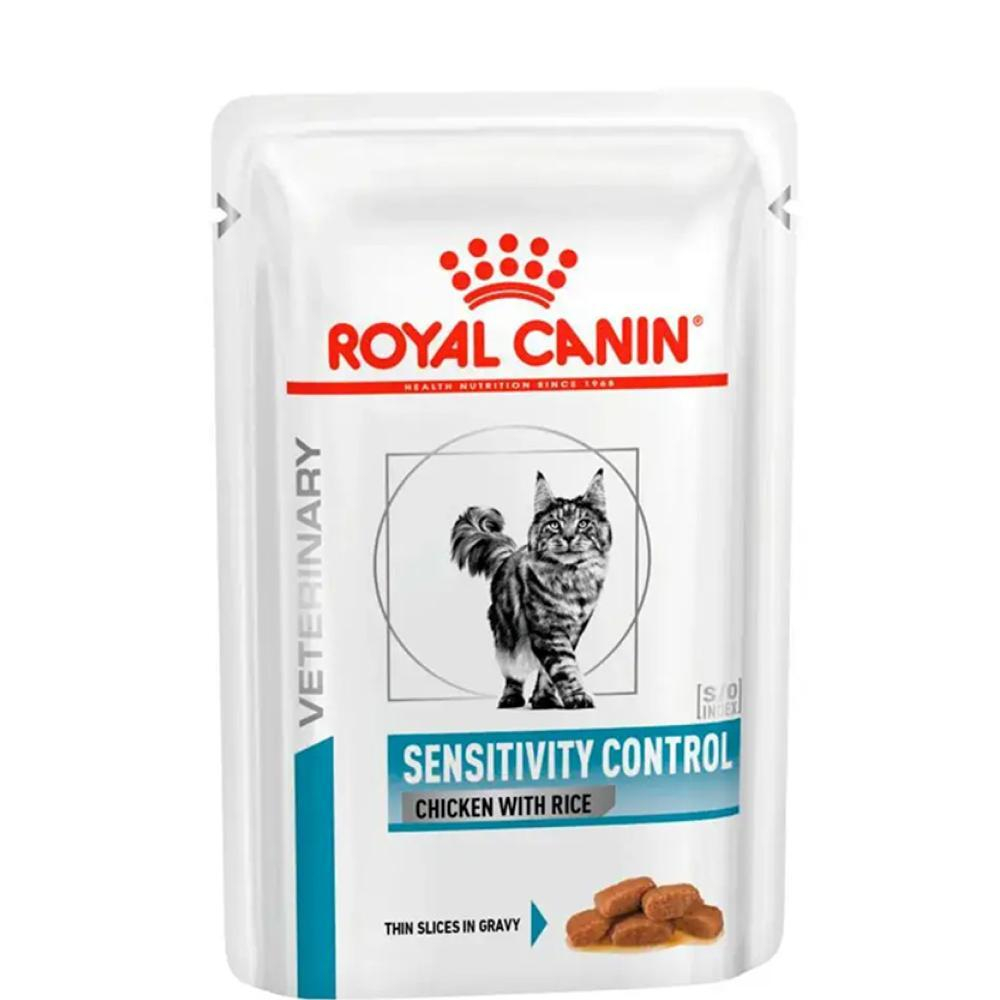 Курица с рисом, 85г Sensitivity Control диетический корм для взрослых кошек Royal Canin