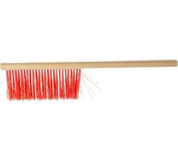 Щетка сметка , иск.щетина, 3-рядн., дер.корпус, 320 мм 39020