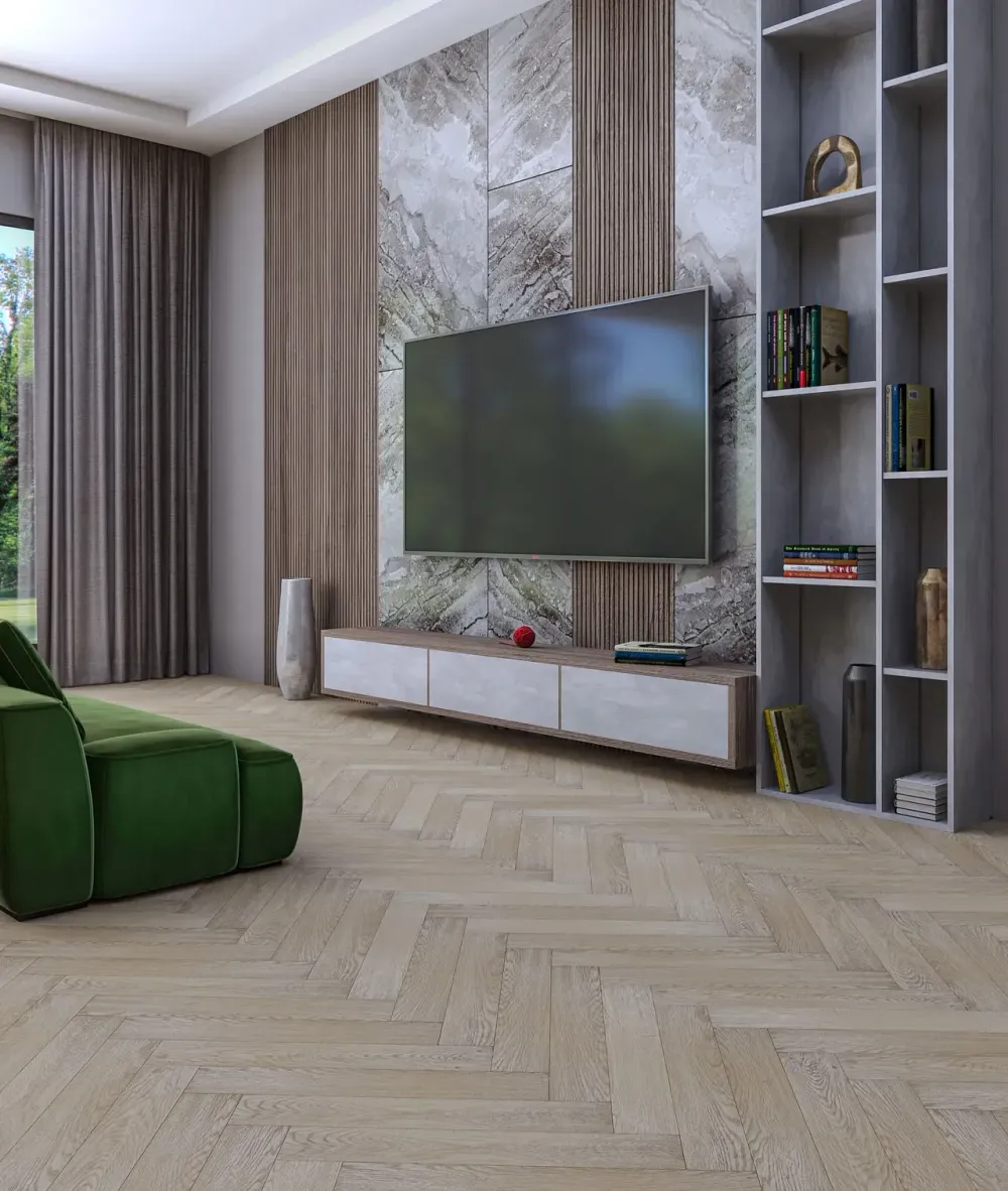 My Step Herringbone Дуб Руан, 1,92 м²