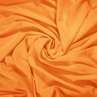 Трикотаж Масло, 207 гр/м2, 95%-п/э, 5%-спандекс, 150 см, тыквенный