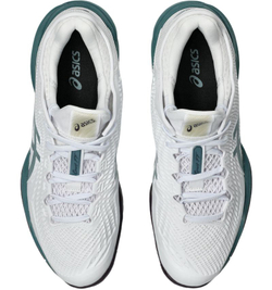Мужские кроссовки теннисные Asics Court FF 3 - white/foggy teal