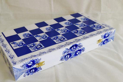 Шахматы турнирные "Гжель"