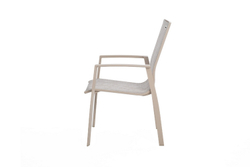 Стул из алюминия GONZO бежевый  Joygarden