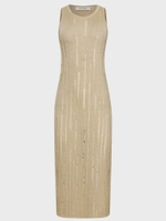 Платье-майка вязаное с люрексом