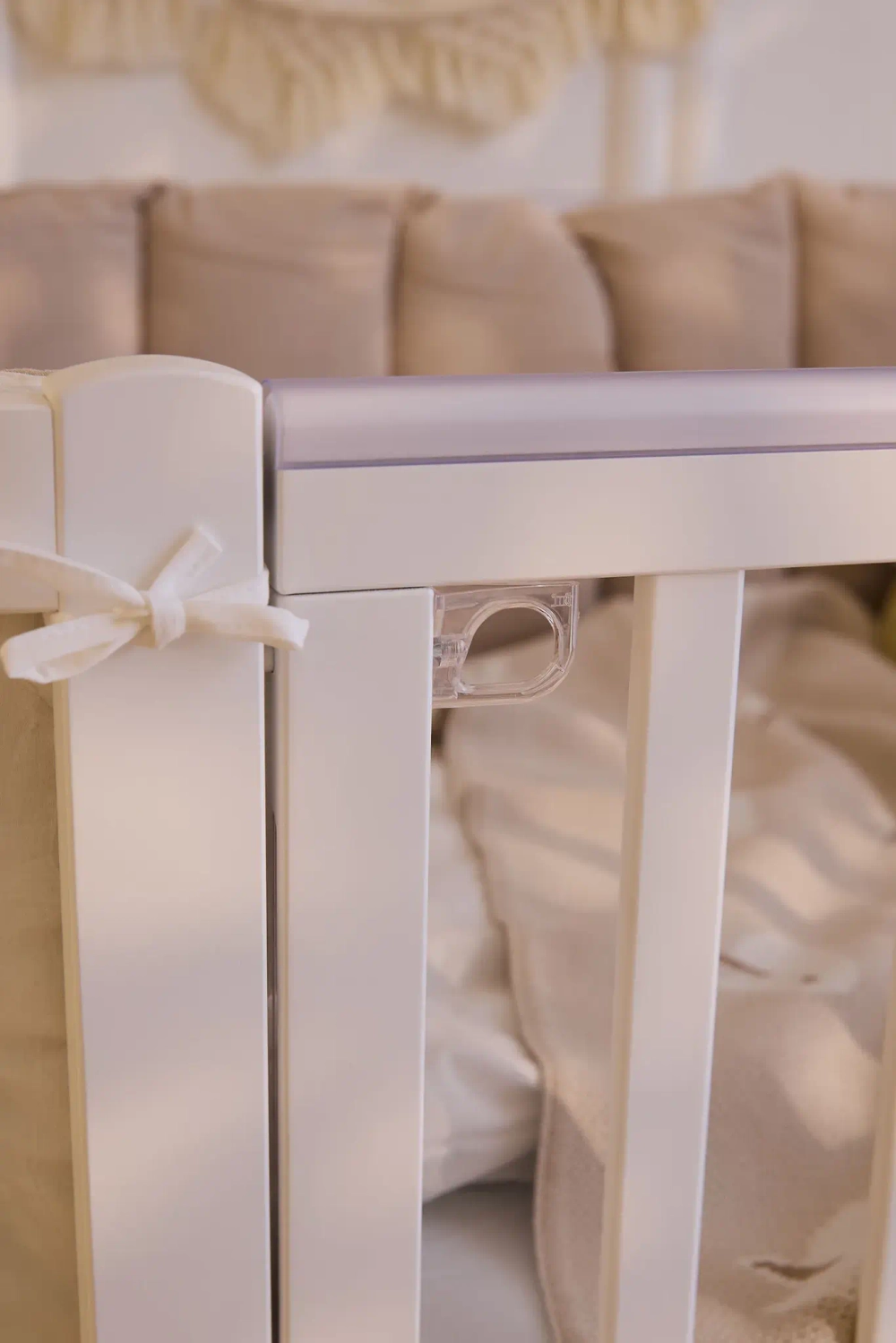 Кроватка детская Antemi Terra Light NEW с маятником НИК 17б белый