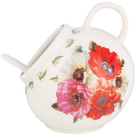 Солонка с ложкой 10,5см «Маки»