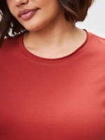 Футболка с баской оверсайз