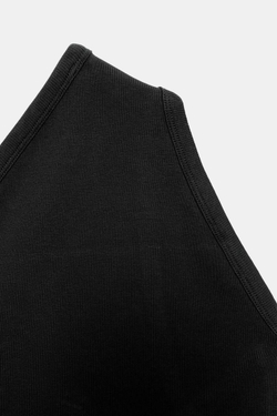 ZARA БОДИ АСИММЕТРИЧНОГО КРОЯ, ЧЕРНЫЙ