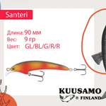Воблер Kuusamo Santeri 90mm 9г цв. Pink/Li/FYe/GR/S