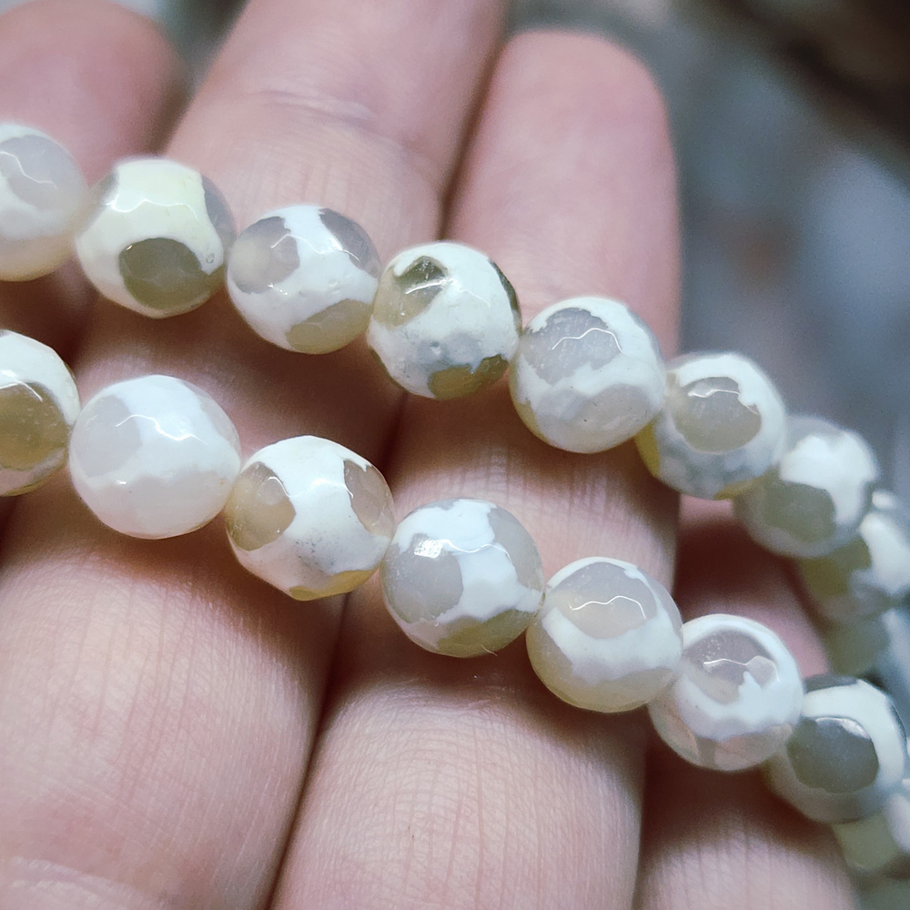 Агат "черепаховый", бусина 8мм, штучно