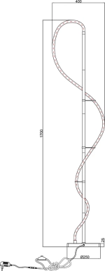 Торшер Arte Lamp KLIMT A2850PN-35PB