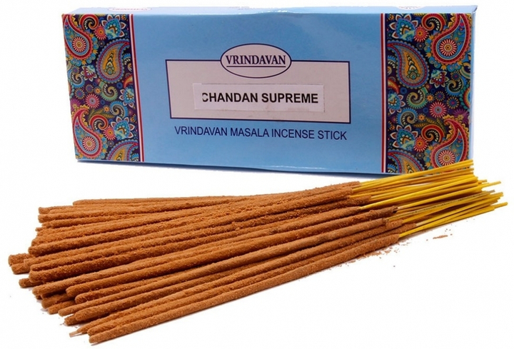 Vrindavan Chandan Supreme Благовоние-масала Верховный Чандан, 100 г