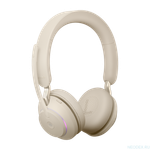 Jabra Evolve2 65 Stereo MS беспроводная гарнитура бежевая с док-станцией ( 26599-999-988 )