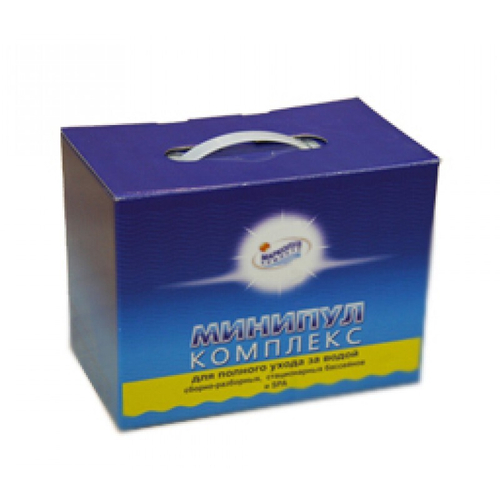МИНИПУЛ КОМПЛЕКС для полного ухода за водой в бассейнах до 30 м³ коробка 5,5кг /(1уп=2шт)