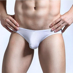 Набор из 4 белых мужских трусов-слипов (Размер: L) (Цвет: белый)