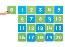 Дорожка цифровая 0-20. 20см., 2 цвета, 21шт.