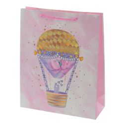 GAEM Пакет подарочный (бумага 210г/м2, блок микс 12шт), L26 W10 H32 см, 4в.