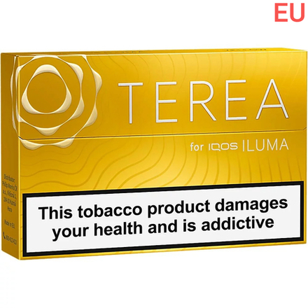Стики Terea Yellow мягкий табак с фруктовыми нотками (Европа) (блок - 10 пачек)