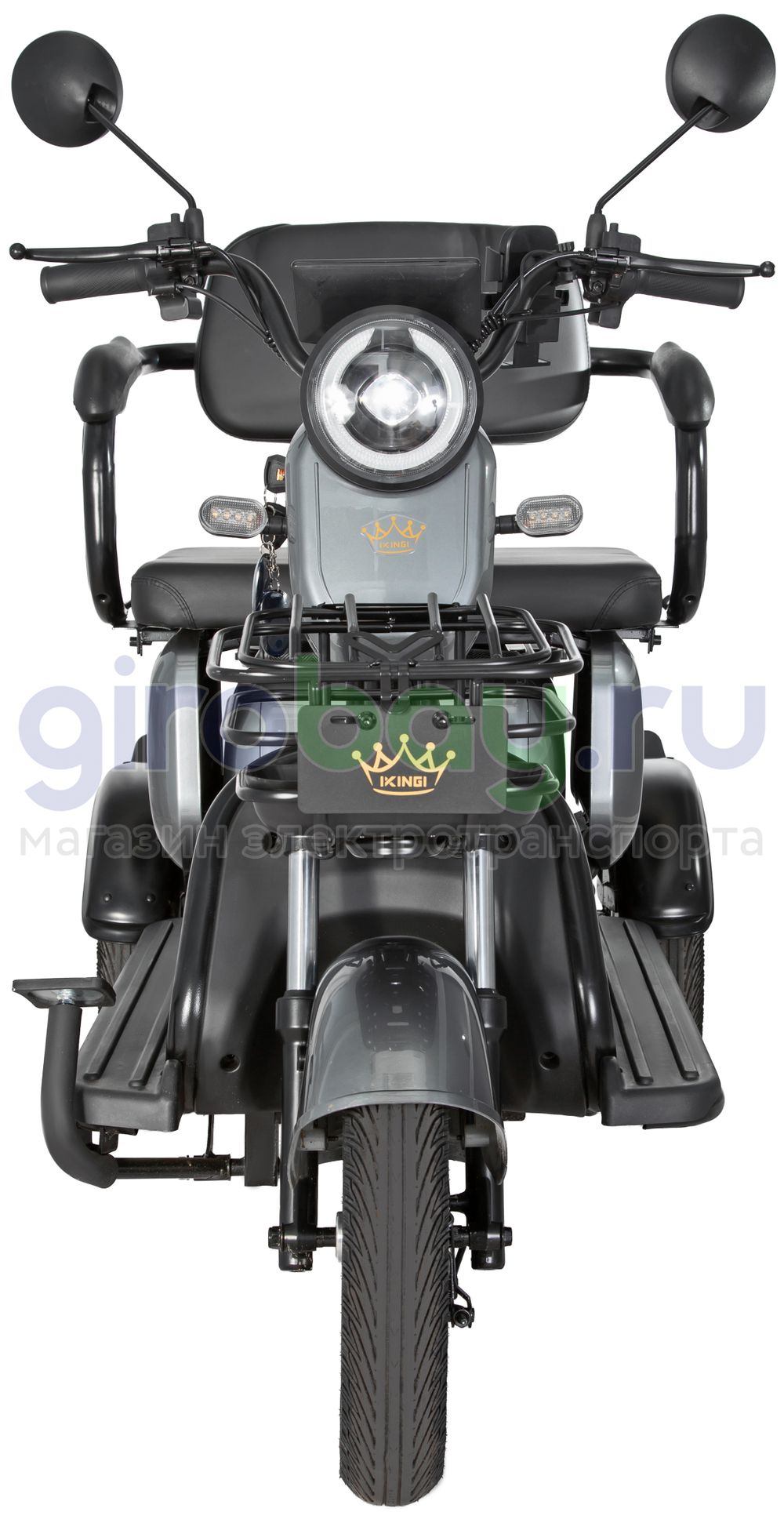 Электроскутер IKINGI SIBTRIKE 1000W (60V/25Ah) - Серый фото №16