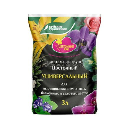 Грунт Универсальный «Цветочный Рай» (Буйский ХЗ)