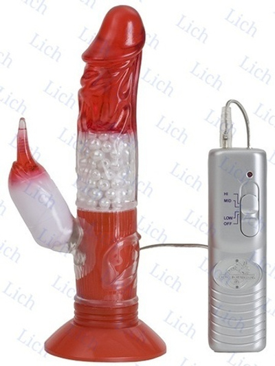 Вибратор-ротатор  I-VIBE RABBIT с присоской