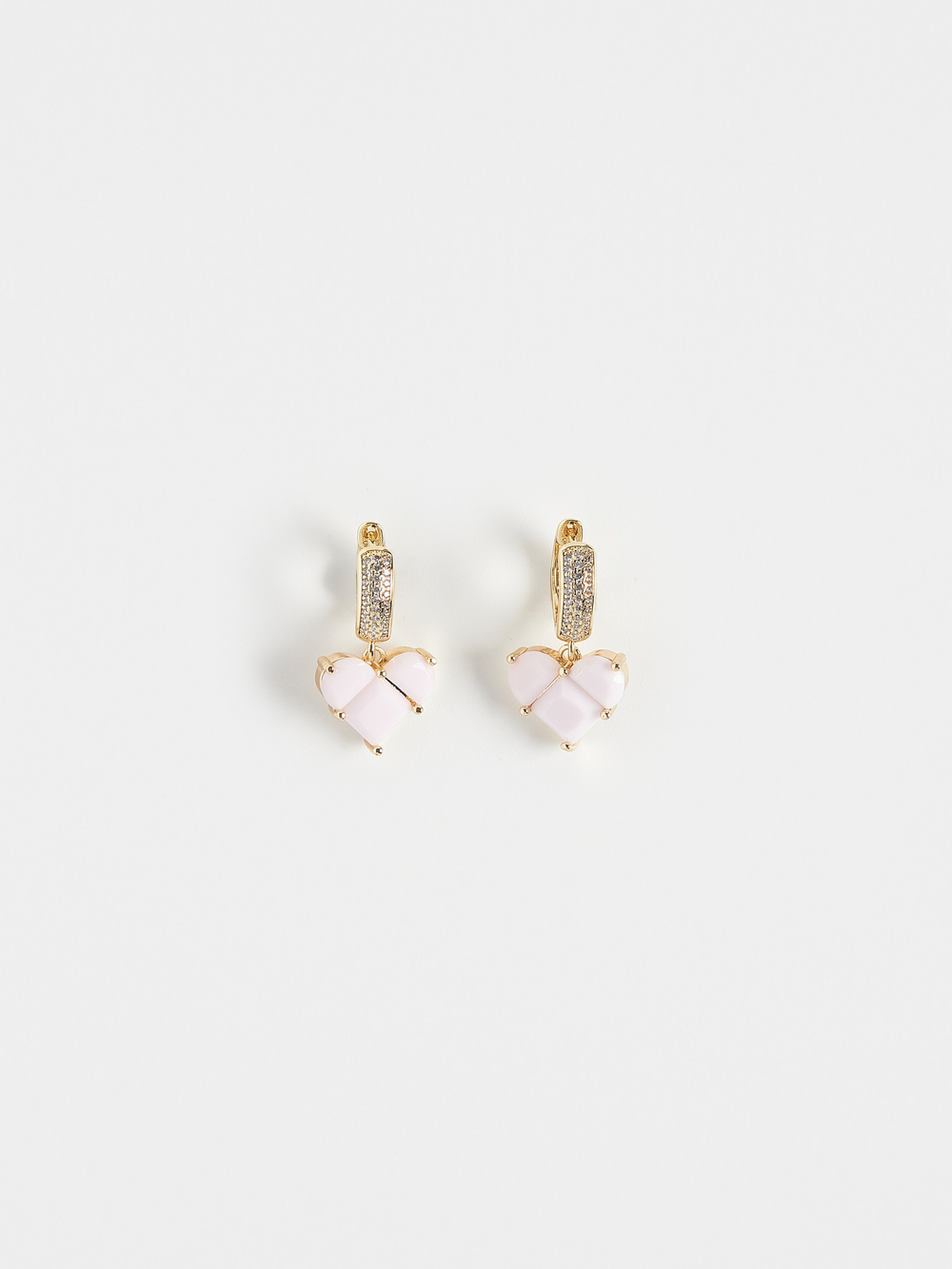 Серьги "Queen Pink Soul " Gold