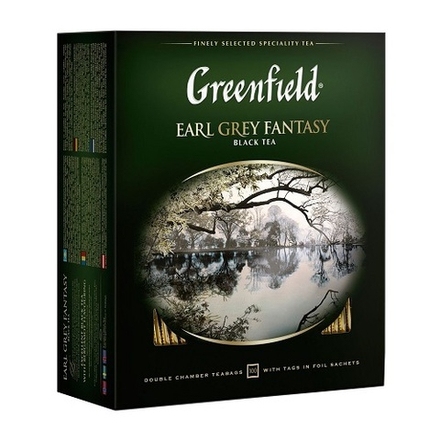 Greenfield Earl Grey Fantasy, 100 пакетиков