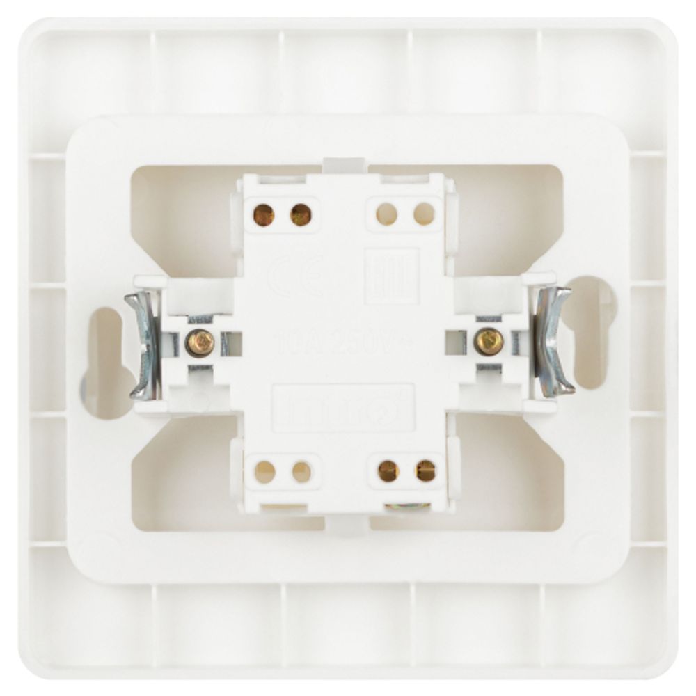 Кнопка Intro Style 7-109-01 10А-250В, IP20, СУ, белый