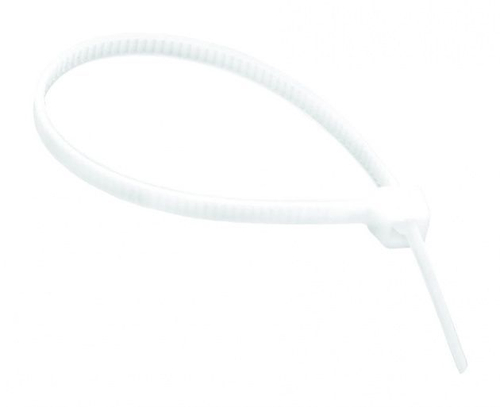 Кабельная стяжка (хомут) 2,5х100 мм нейлон белый (50шт в уп.)