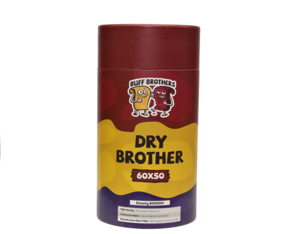 BUFF BROTHERS DRY BROTHER MAROON  Микрофибра для сушки 60x50