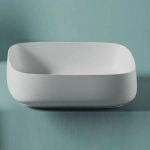 Раковина накладная Artceram Cognac Quadro 56 COL009 01 00 Bianco
